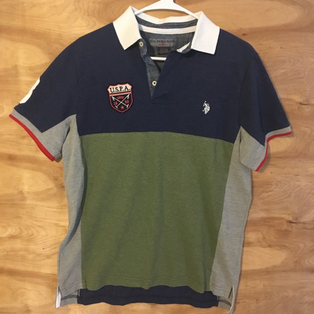 U S Polo Assn Denim Men’s Medium Short Sleeve Polo